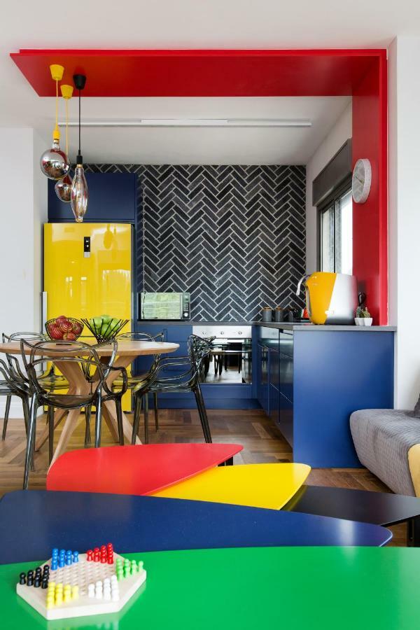 חיפה Colorful Bnb Apartment מראה חיצוני תמונה