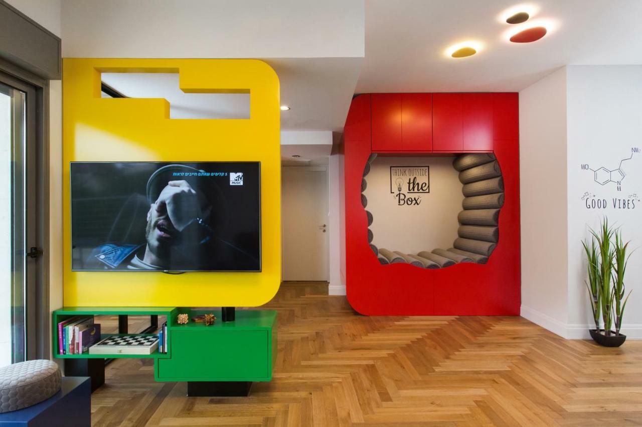 חיפה Colorful Bnb Apartment מראה חיצוני תמונה